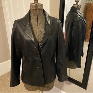 Wilsons Leather jacket. Black. Size small